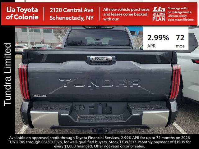 2026 Toyota Tundra Limited CrewMax 5.5' Bed