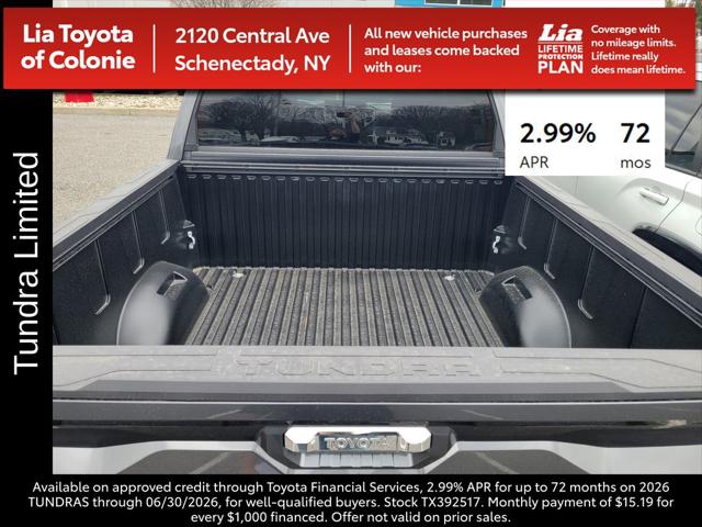 2026 Toyota Tundra Limited CrewMax 5.5' Bed