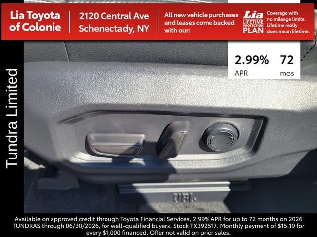 2026 Toyota Tundra Limited CrewMax 5.5' Bed