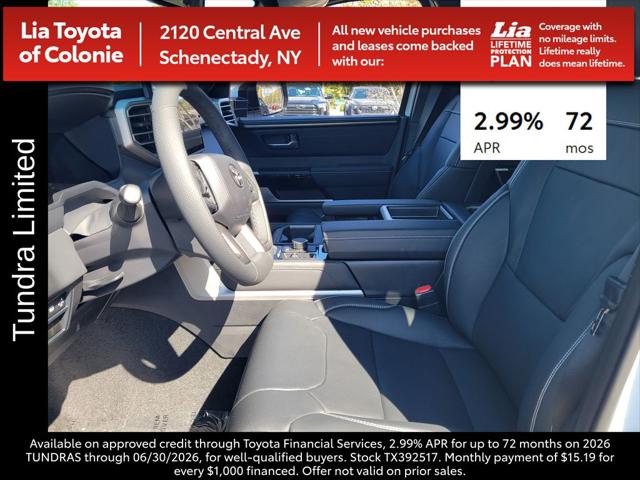 2026 Toyota Tundra Limited CrewMax 5.5' Bed