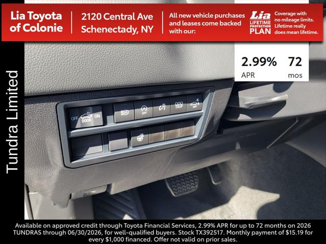 2026 Toyota Tundra Limited CrewMax 5.5' Bed