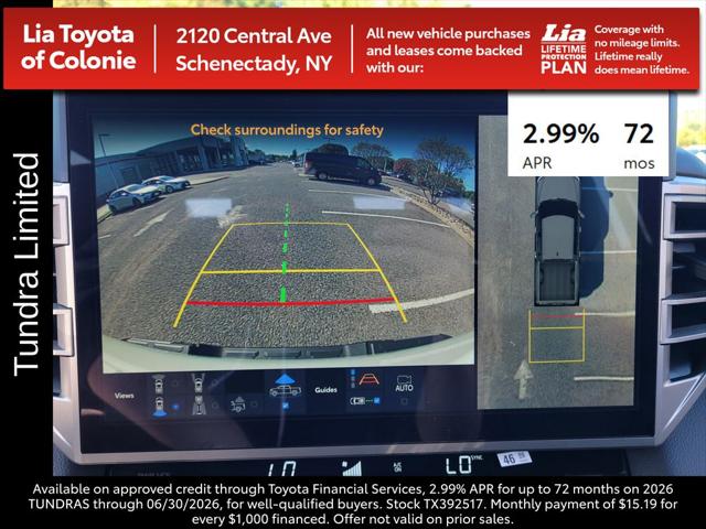 2026 Toyota Tundra Limited CrewMax 5.5' Bed