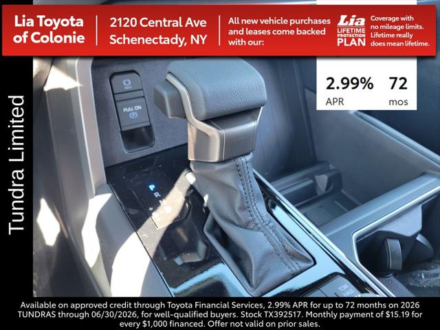2026 Toyota Tundra Limited CrewMax 5.5' Bed