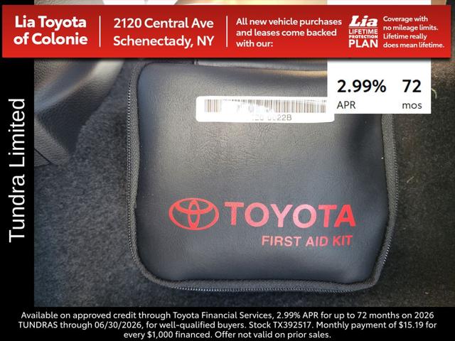 2026 Toyota Tundra Limited CrewMax 5.5' Bed