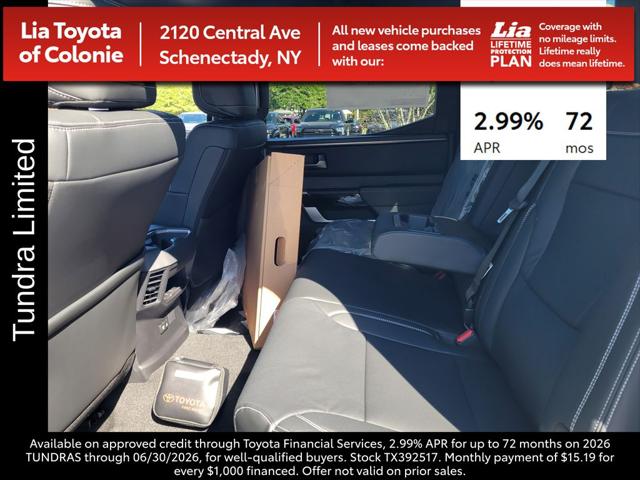 2026 Toyota Tundra Limited CrewMax 5.5' Bed