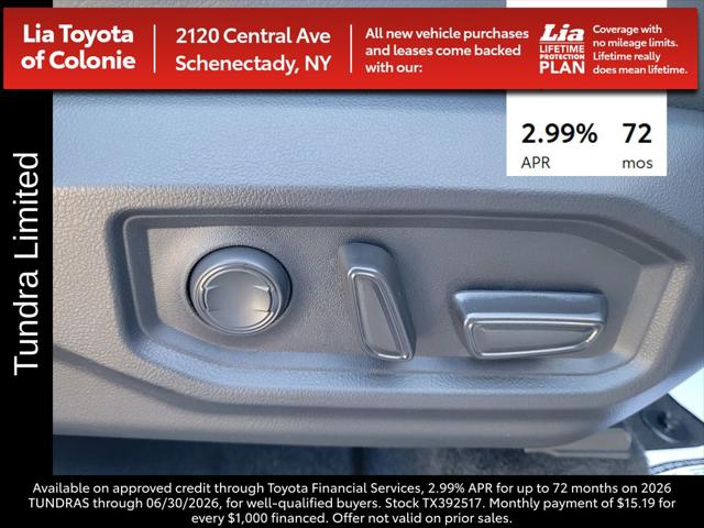 2026 Toyota Tundra Limited CrewMax 5.5' Bed