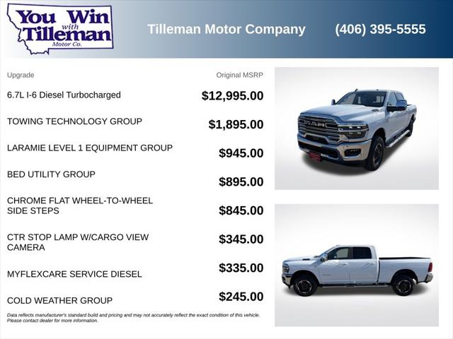2026 RAM Ram 2500 RAM 2500 LARAMIE CREW CAB 4X4 64 BOX