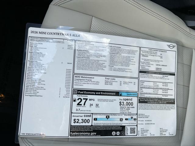 2026 MINI Cooper Countryman Cooper S