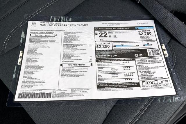 2026 Ram 1500 Express Crew Cab 4x2 5'7" Box