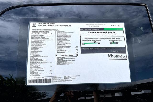2026 Ram 2500 Laramie Crew Cab 4x4 6'4" Box