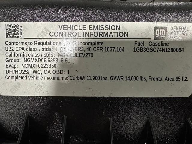 2022 Chevrolet Express Cutaway Work Van
