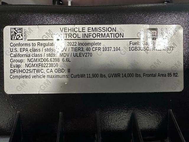 2022 Chevrolet Express Cutaway Work Van