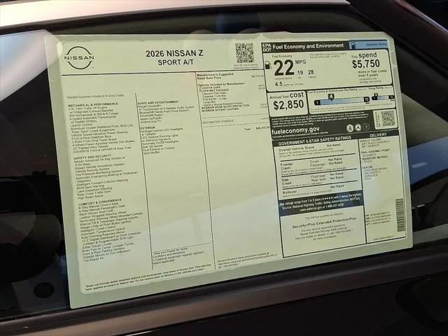 2026 Nissan Z Sport