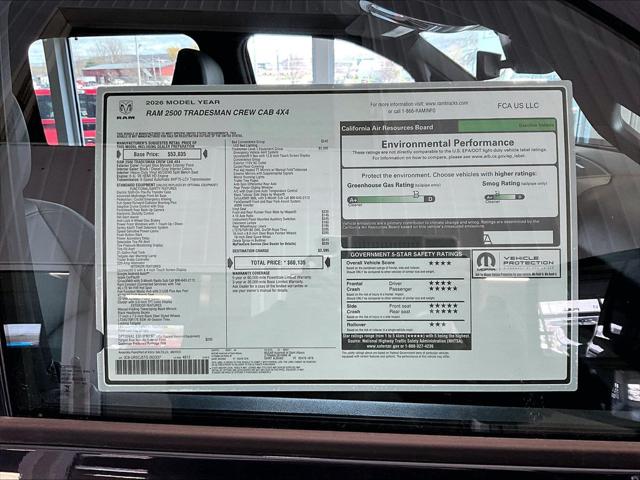 2026 Ram 2500 Tradesman Crew Cab 4x4 6'4" Box
