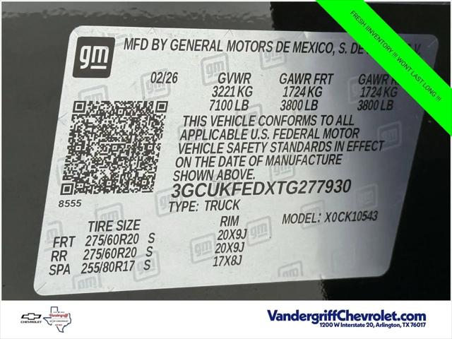 2026 Chevrolet Silverado 1500 4WD Crew Cab Short Bed LT Trail Boss