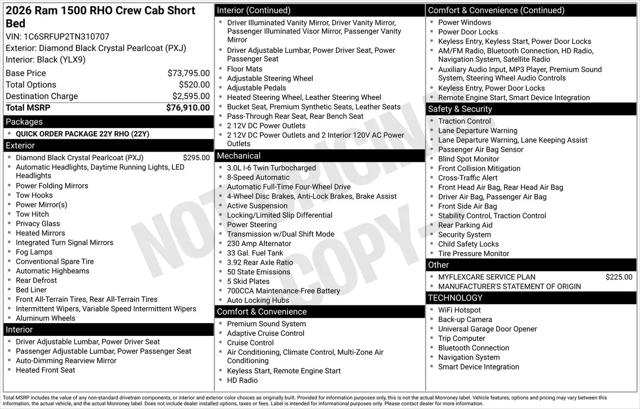 2026 Ram 1500 RHO Crew Cab 4x4 57 Box