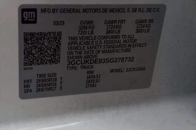 2025 Chevrolet Silverado 1500 4WD Crew Cab Standard Bed LT