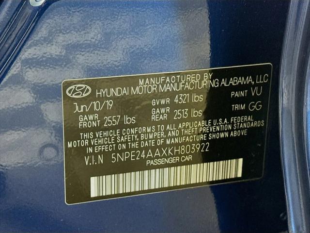 2019 Hyundai Sonata Eco