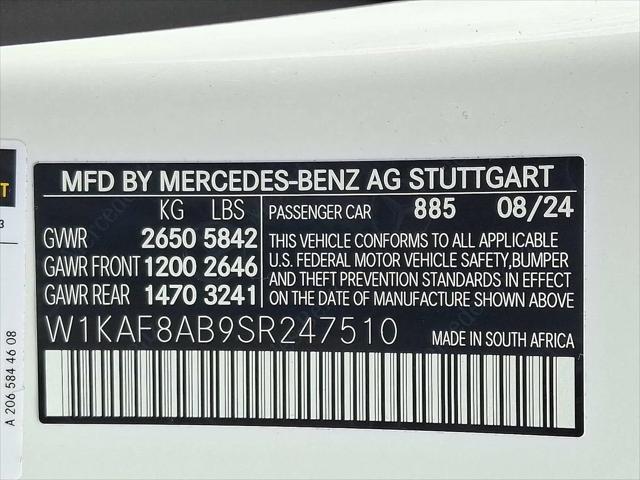 2025 Mercedes-Benz AMG C 63 S E Performance