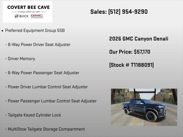 2026 GMC Canyon Denali, 4WD