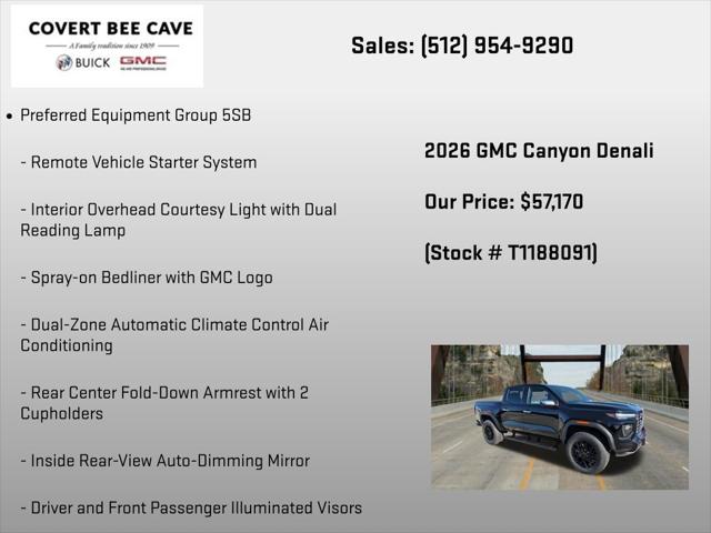 2026 GMC Canyon Denali, 4WD