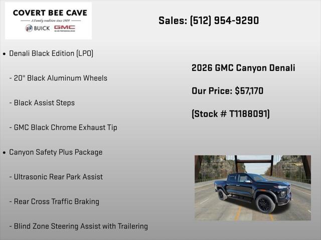 2026 GMC Canyon Denali, 4WD
