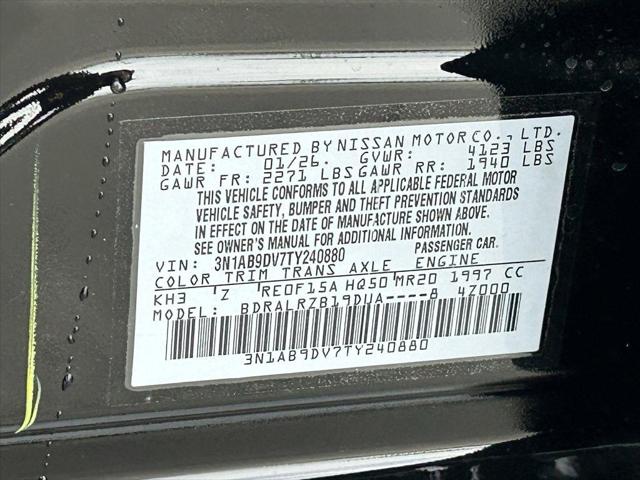 2026 Nissan Sentra SR