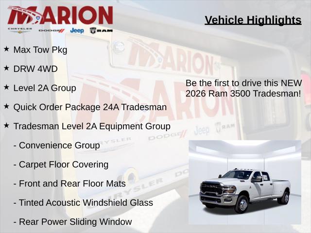 2026 Ram 3500 Tradesman Crew Cab 4x4 8 Box