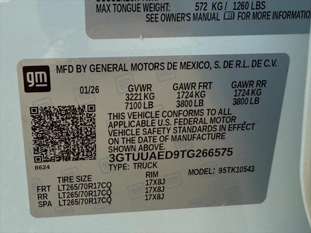2026 GMC Sierra 1500 Crew Cab, Short Bed, Pro, 4WD