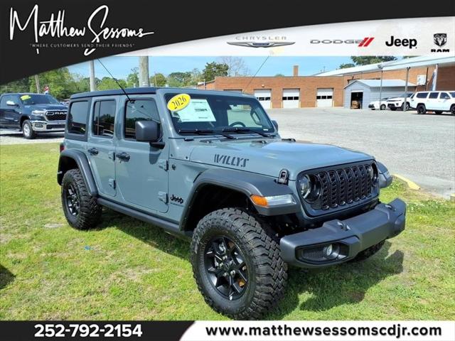 2026 Jeep Wrangler WRANGLER 4-DOOR WILLYS