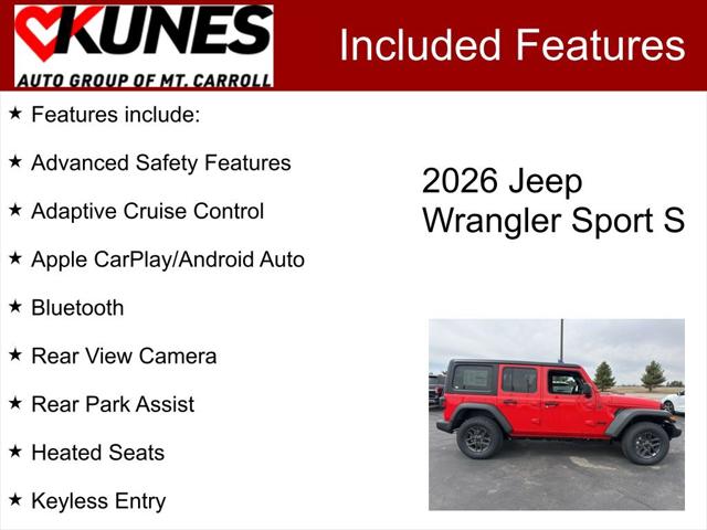 2026 Jeep Wrangler WRANGLER 4-DOOR SPORT S