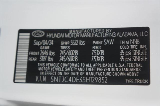 2025 Hyundai Santa Cruz SEL Activity