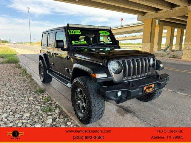 2018 Jeep Wrangler Unlimited Sport S 4x4 for sale in Abilene, TX