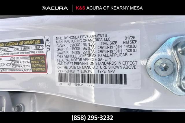 2026 Acura RDX Advance