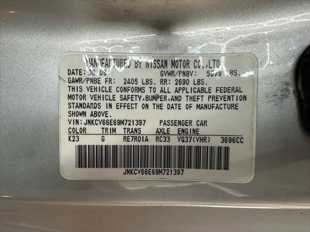2009 INFINITI G37 G37
