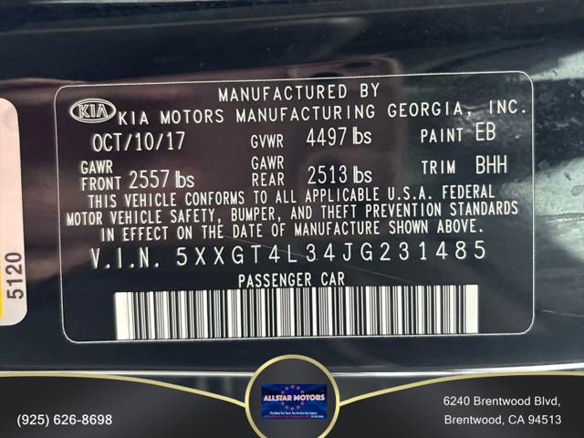 2018 Kia Optima LX