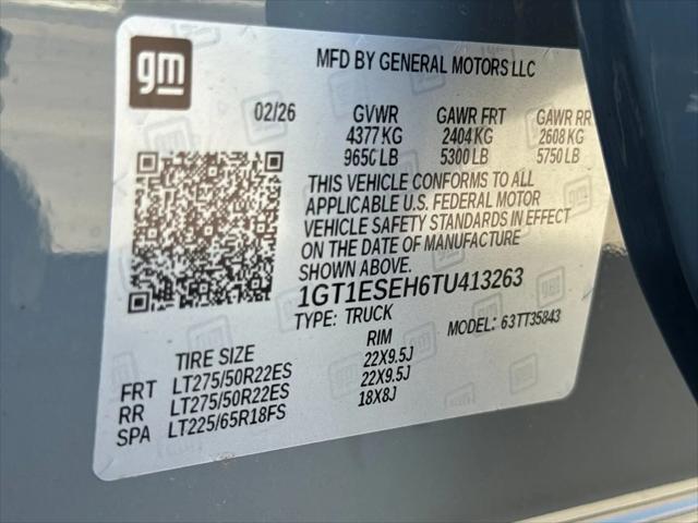 2026 GMC Sierra Standard Range Elevation