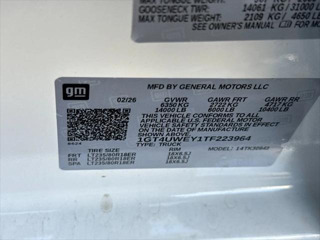 2026 GMC Sierra 3500HD Crew Cab, Long Bed, Denali Dual Rear Wheel, 4WD