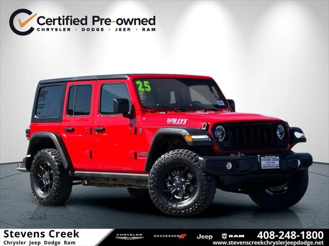 2025 Jeep Wrangler 4xe Willys 4xe for sale in San Jose, CA