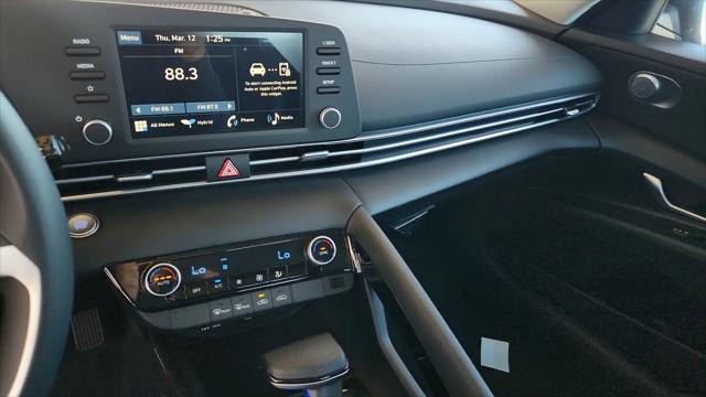 2026 Hyundai Elantra Hybrid Blue