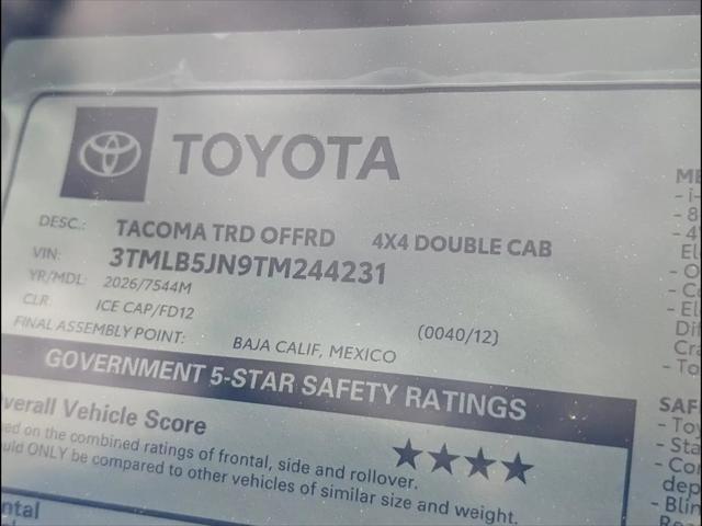2026 Toyota Tacoma TRD Off Road