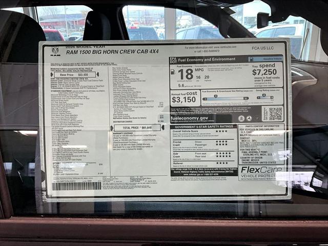 2026 Ram 1500 Big Horn Crew Cab 4x4 57 Box