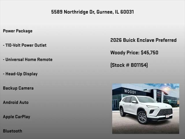 2026 Buick Enclave Preferred FWD