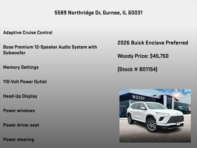 2026 Buick Enclave Preferred FWD