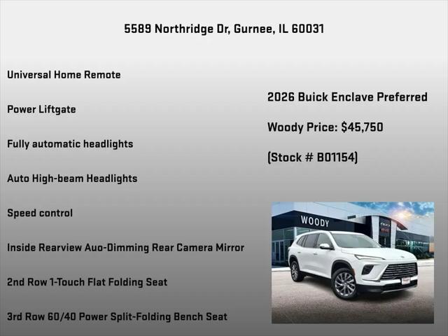 2026 Buick Enclave Preferred FWD