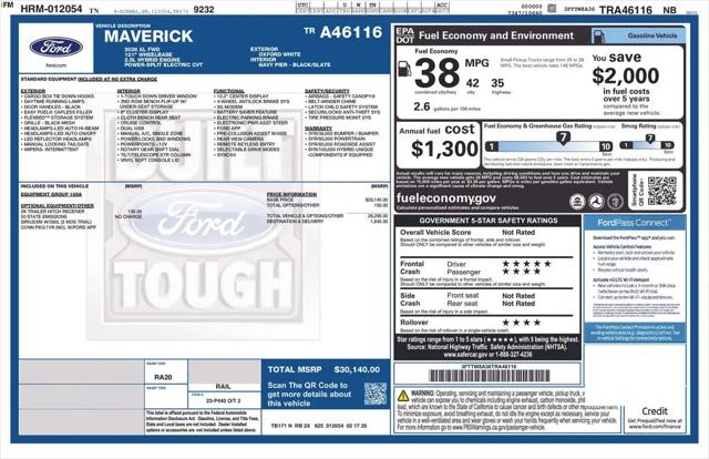 2026 Ford Maverick XL