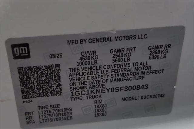 2025 Chevrolet Silverado 2500HD 4WD Crew Cab Standard Bed LT