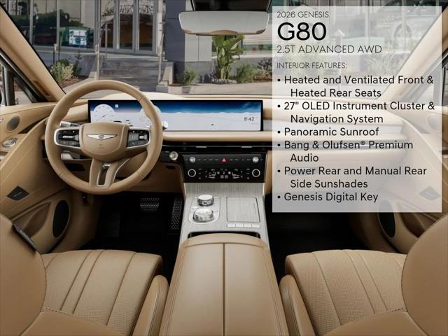 2026 Genesis G80 2.5T Advanced AWD