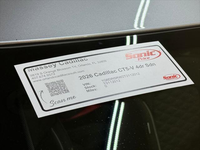 2026 Cadillac CT5-V V-Series RWD