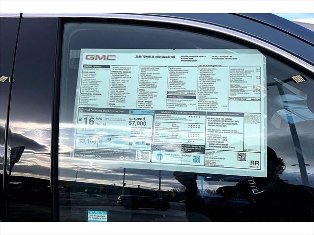 2026 GMC Yukon XL 4WD Elevation